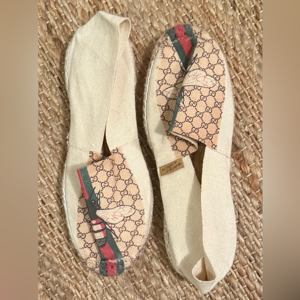 Artisanat Francaise Canvas Espadrilles Beach Shoes Women’s Size 36 - Picture 3 of 4